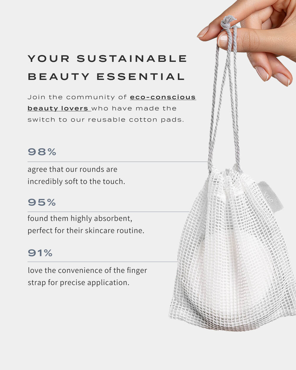 REUSABLE COTTON PADS